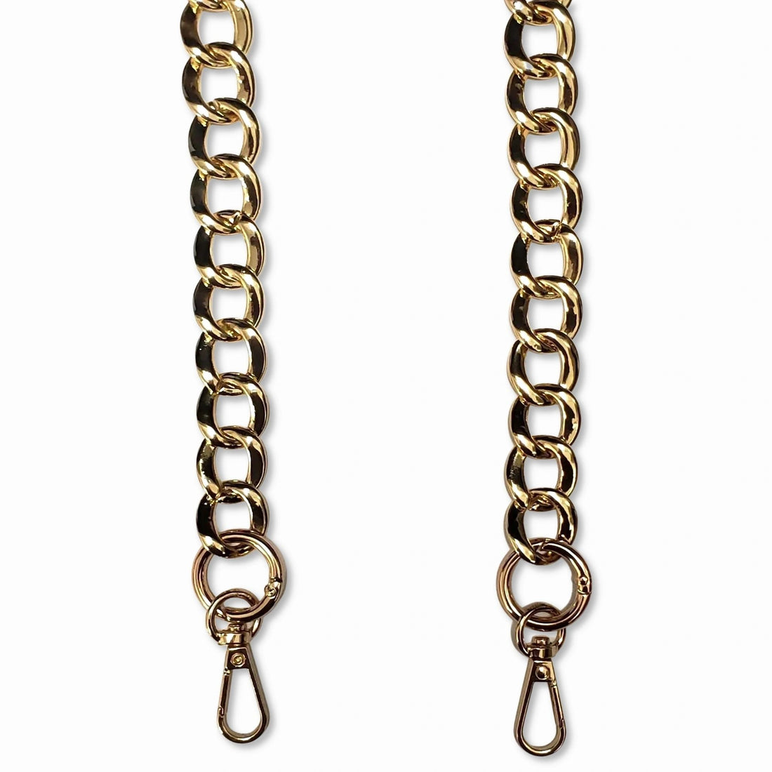Golden Crossbody Phone Chain with Carabiners
