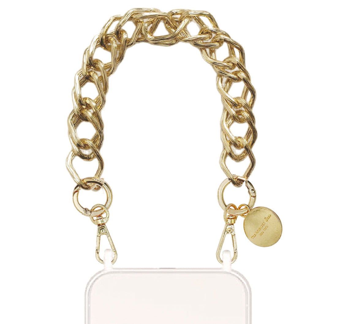 Ayanna - Gold Link Chain With Gold Carabiners